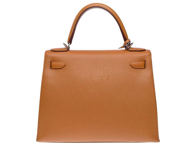 Hermès HERMES Kelly 28 Bag in Multicolor Leather - 102118 Multiple colors - view 3