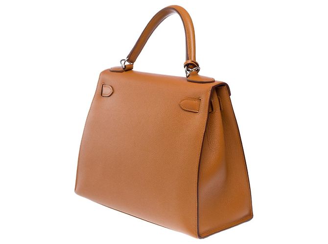 Hermès HERMES Kelly 28 Bag in Multicolor Leather - 102118 Multiple colors - view 5