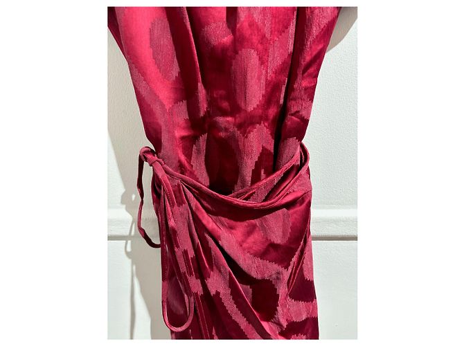 ISABEL MARANT Kleider T.FR 34 Viskose Bordeaux - Ansicht 4