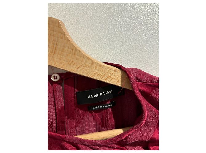 ISABEL MARANT Kleider T.FR 34 Viskose Bordeaux - Ansicht 8