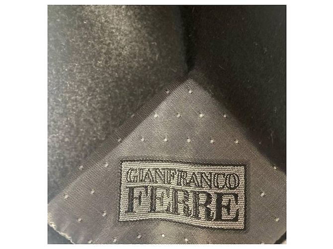 Cravatta in lana nera Gianfranco Ferré Nero - vista 4