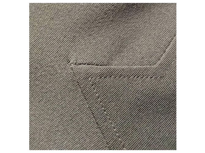 Vestido ajustado de lana marrón Chanel Castaño - vista 7