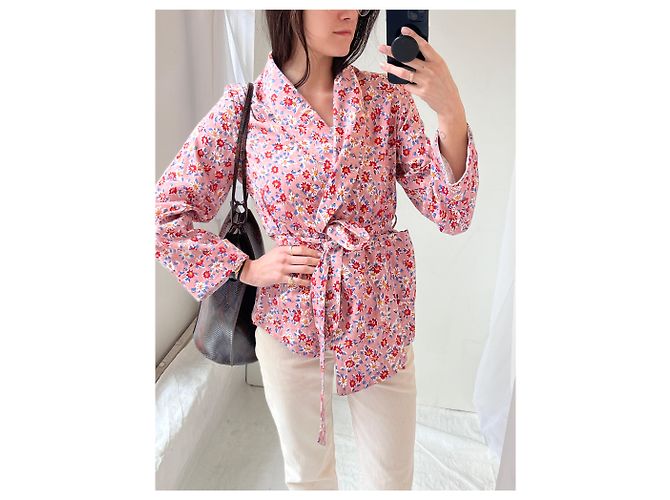Autre Marque bliss & mischief florale Robe-Jacke Orange - vue 3