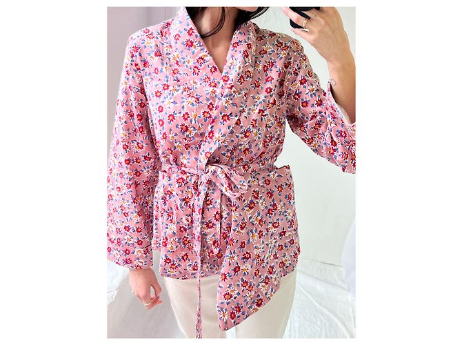 Autre Marque bliss & mischief florale Robe-Jacke Orange - vue 5