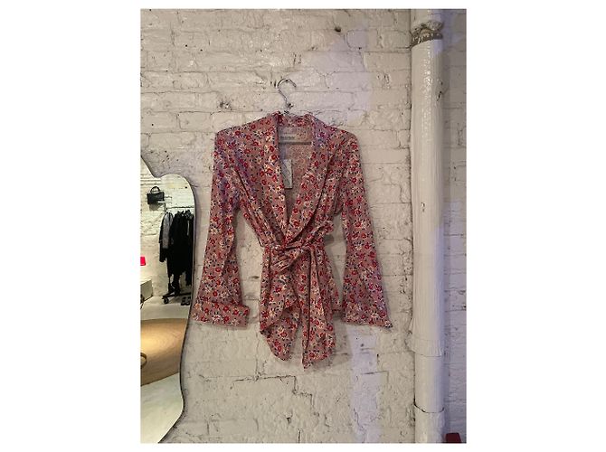 Autre Marque bliss & mischief florale Robe-Jacke Orange - vue 7