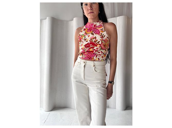 SéZane Top halter floral Sezane Multicolor - vista 3