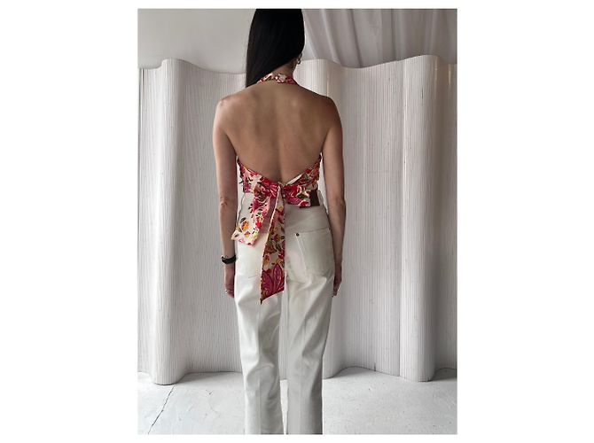 SéZane Top halter floral Sezane Multicolor - vista 4
