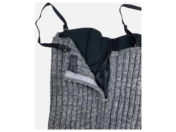 Autre Marque Top bustier de punto Sisley Gris - vista 7