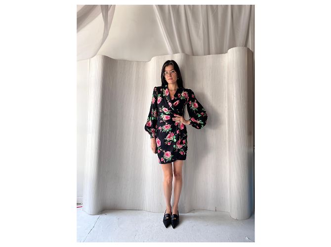 Emanuel Ungaro Blumenkleid aus Polyester Mehrfarben - Ansicht 2