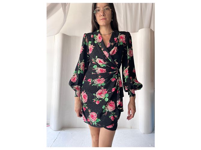 Emanuel Ungaro Blumenkleid aus Polyester Mehrfarben - Ansicht 4