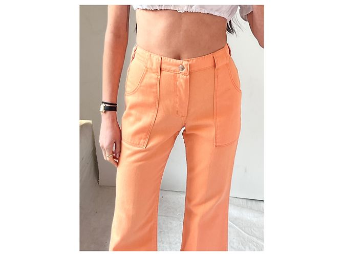 Junya Watanabe Denim tangerine vintage Maverick Arancione - vista 5