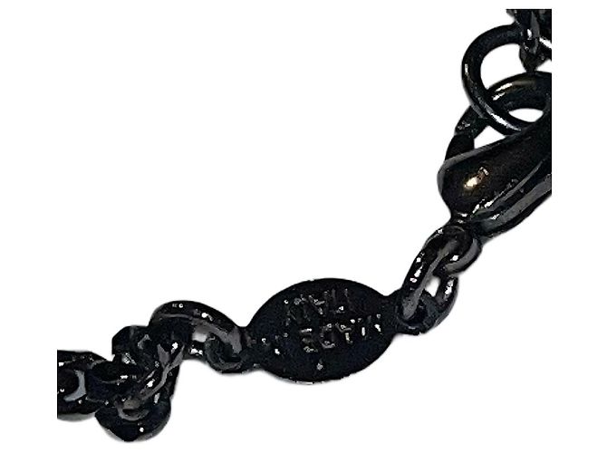 Echter Alexander McQueen schwarzes Nieten-Drache-Schädel-Anhänger-Halskette - Ansicht 9