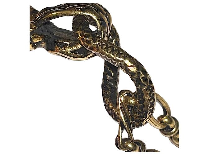Collana a serpente in perle di vetro bianche vintage autentica Alexander McQueen - vista 10