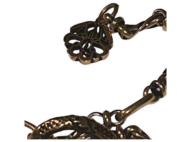 Collana a serpente in perle di vetro bianche vintage autentica Alexander McQueen - vista 13