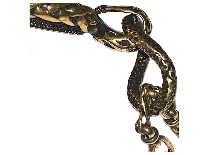 Collana a serpente in perle di vetro bianche vintage autentica Alexander McQueen - vista 8