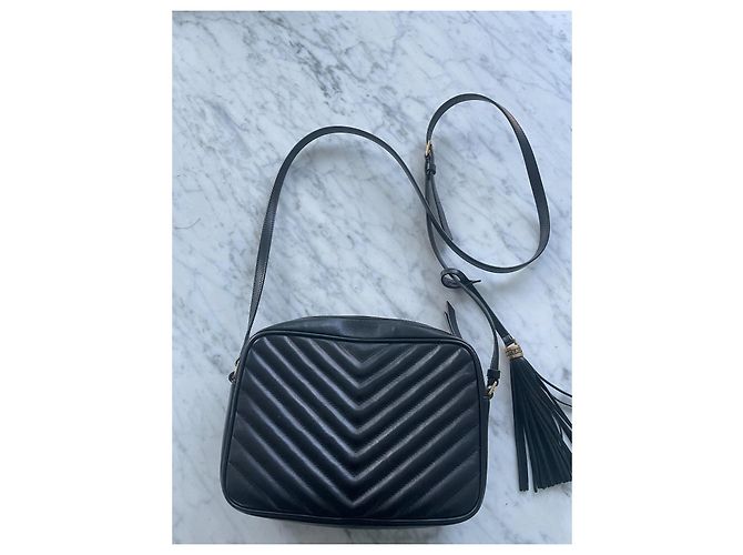 Loulou Borsa a mano Yves Saint Laurent in pelle nera Nero - vista 3