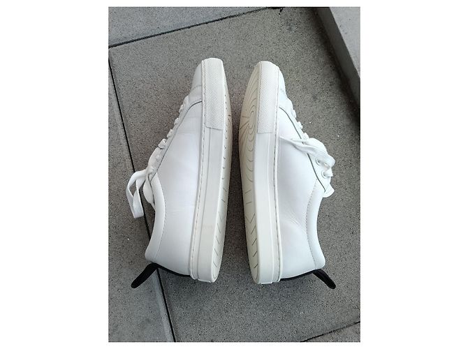 Sneakers Marc Jacobs in pelle bianca con strass Swarovski Bianco Multicolore - vista 5