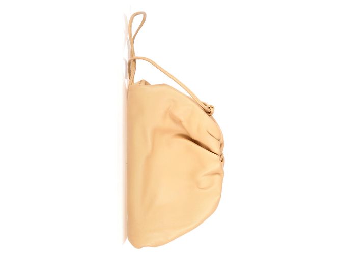 Bottega Veneta Mini Pouch 20 Borsa a Tracolla in Pelle di Vitello Gialla Giallo - vista 10
