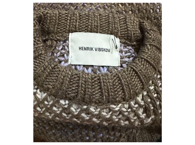 Henrik Vibskov Häkelstrick Pullover Wolle mehrfarbig Mehrfarben - Ansicht 7
