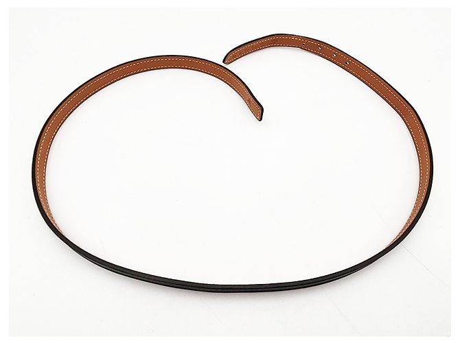 Constance Hermès Hermes 13mm Reversible Leather Belt Black - view 3