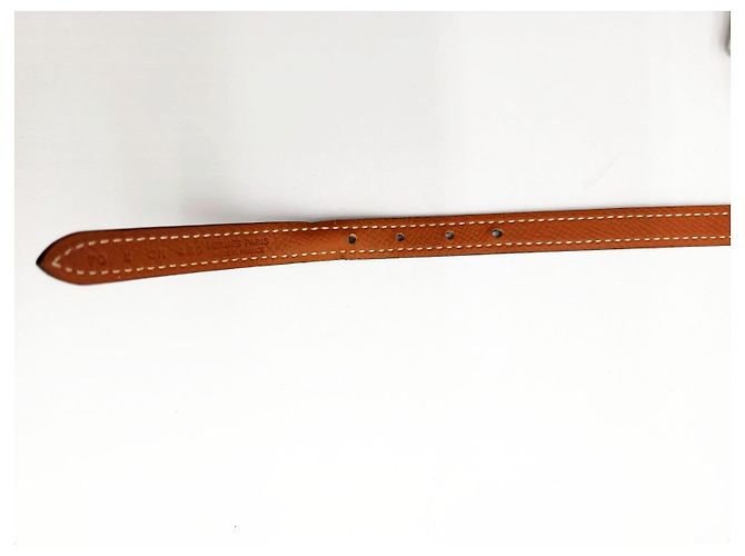 Constance Hermès Hermes 13mm Reversible Leather Belt Black - view 7