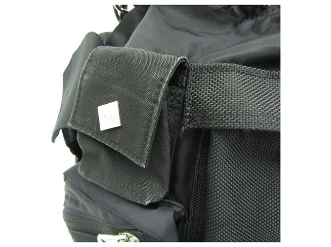 Freeman Porter Porter Studded Drawstring Shoulder Bag Black - view 5