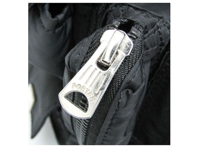 Freeman Porter Porter Studded Drawstring Shoulder Bag Black - view 9