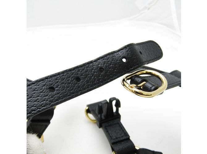 Gucci Interlocking G Dog Harness Black - view 7