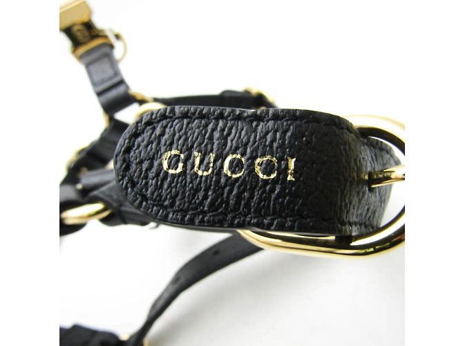 Gucci Interlocking G Dog Harness Black - view 9