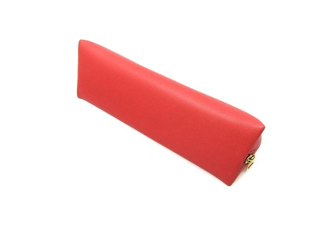 Louis Vuitton Leather Pen Case in Coral Pink - view 2