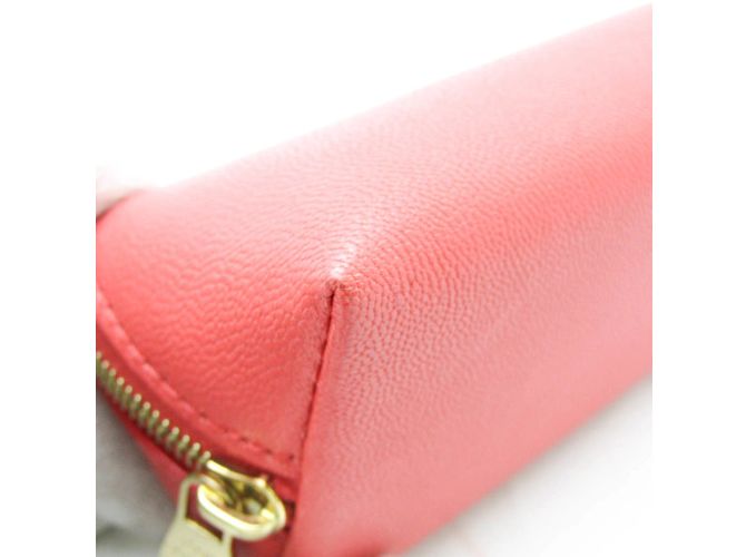 Louis Vuitton Leather Pen Case in Coral Pink - view 4