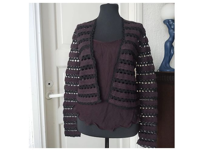 CHANEL 02A 2002-2003 Herbst RTW Cardigan / Top Set Karl Lagerfeld Mehrfarben - Ansicht 13
