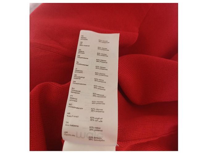 Maje Madeline Rouge Bluse Rot Viskose M - Ansicht 3