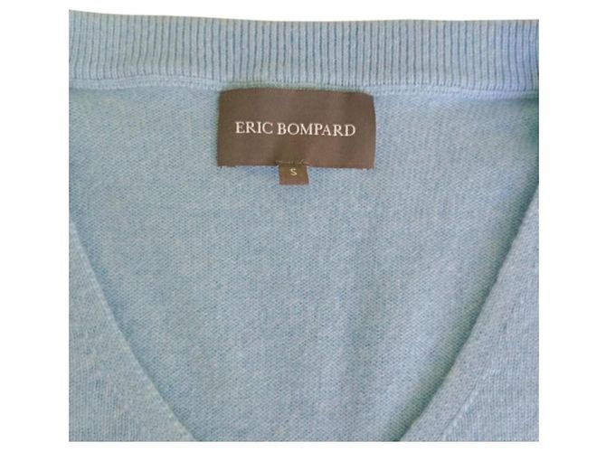 Eric Bompard Suéter de Manga Corta de Cachemira Turquesa - vista 5