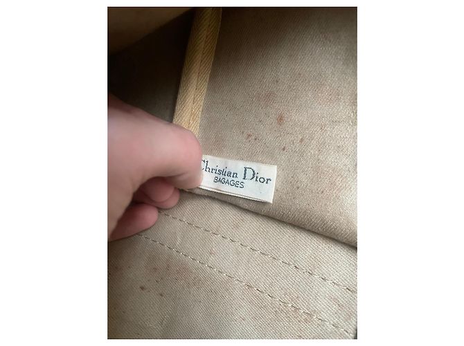 Christian Dior Borsa da viaggio Dior Boston Trotter 40 Beige - vista 10