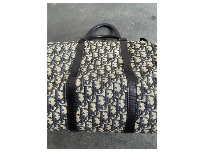 Christian Dior Borsa da viaggio Dior Boston Trotter 40 Beige - vista 5