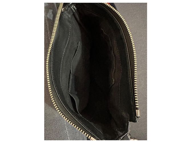 Borsa a tracolla Gucci Messenger nera in tessuto Nero - vista 7