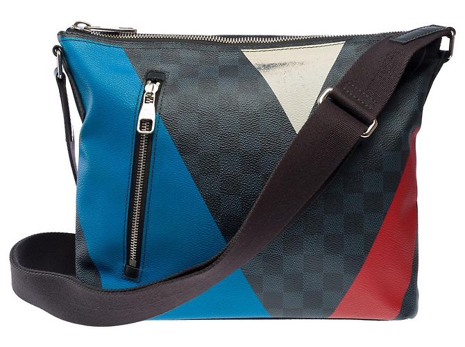 Borsa LOUIS VUITTON in Tela Grigia - 102163 Grigio - vista 2