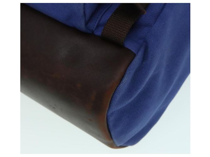 PRADA Backpack Canvas Blue Auth 88293 - view 16