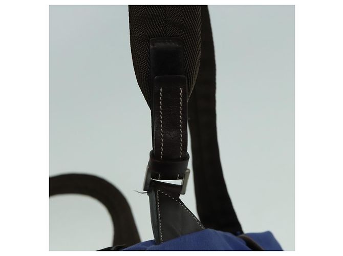 PRADA Backpack Canvas Blue Auth 88293 - view 19