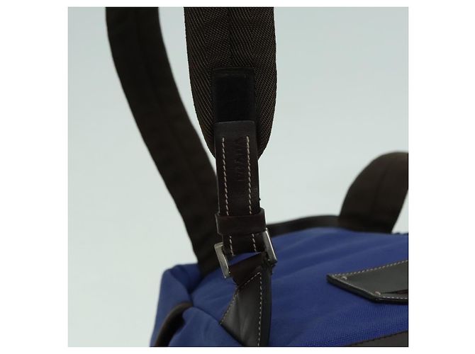 PRADA Backpack Canvas Blue Auth 88293 - view 20
