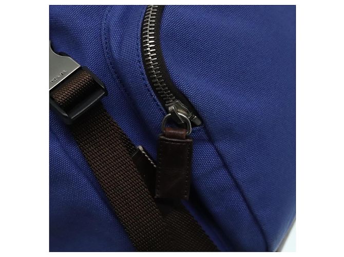 PRADA Backpack Canvas Blue Auth 88293 - view 22