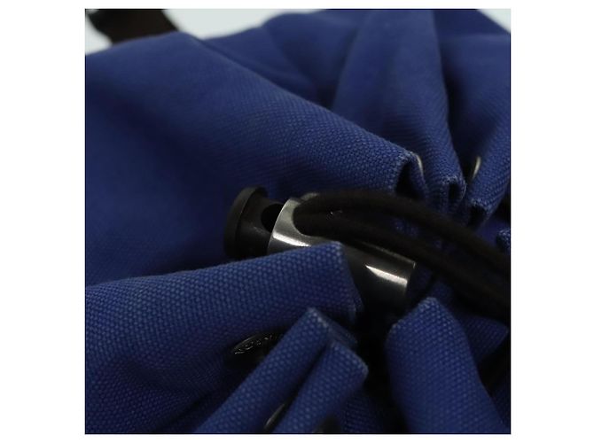 PRADA Backpack Canvas Blue Auth 88293 - view 26