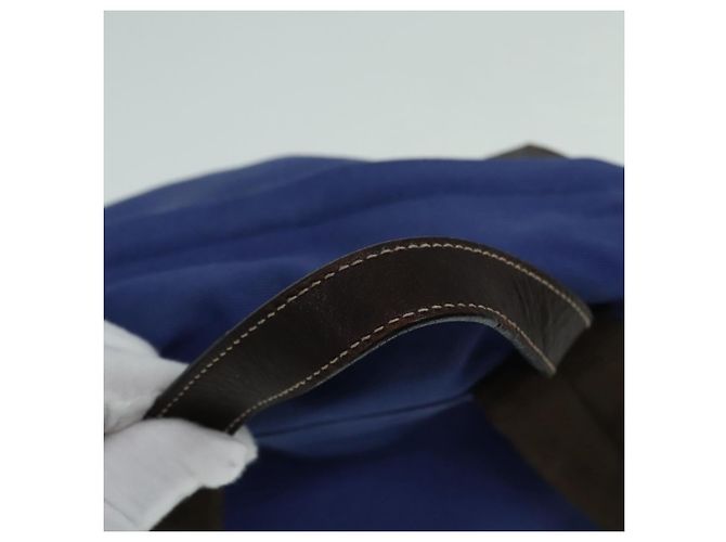 PRADA Backpack Canvas Blue Auth 88293 - view 7