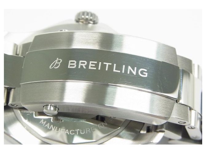 BREITLING Superocean Automatico 44 blu turchese A17376 Uomo Argento - vista 12