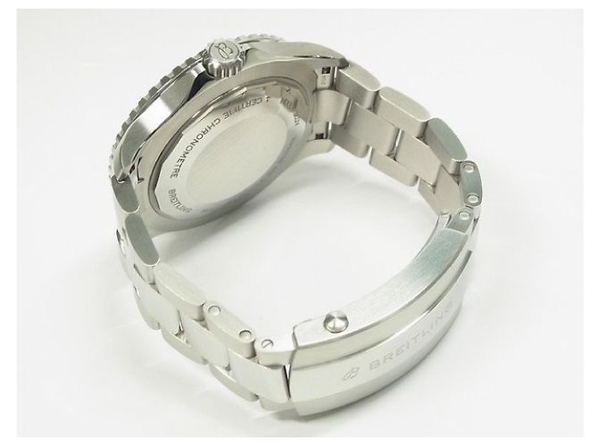 BREITLING Superocean Automatico 44 blu turchese A17376 Uomo Argento - vista 14