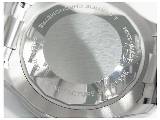 BREITLING Superocean Automatico 44 blu turchese A17376 Uomo Argento - vista 5