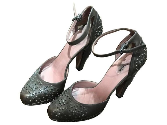 Alaïa Tacchi ALAIA T.EU 37 Pelle Marrone - vista 7
