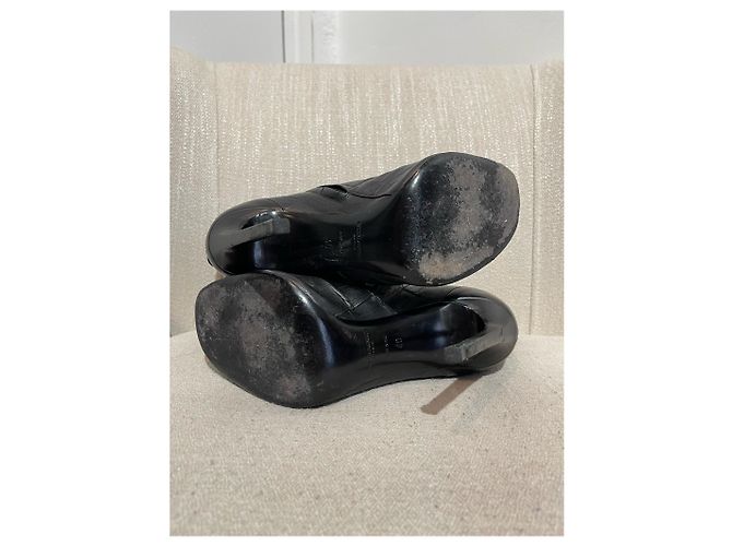 SAINT LAURENT Stivaletti T.EU 40 Pelle Nero - vista 6