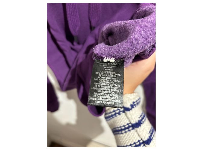ISABEL MARANT Strickwaren T.International S Baumwolle Lila - Ansicht 5